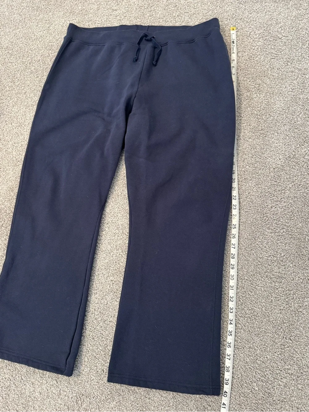 Hanes  Women’s  2XL  Navy  Drawstring  Sweatpants   Lightweight  Casual  Comfort